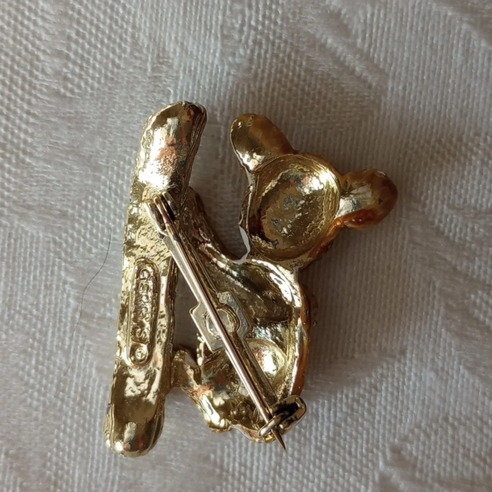 Vintage Gerry's Enamel Koala Bear Pin Brooch